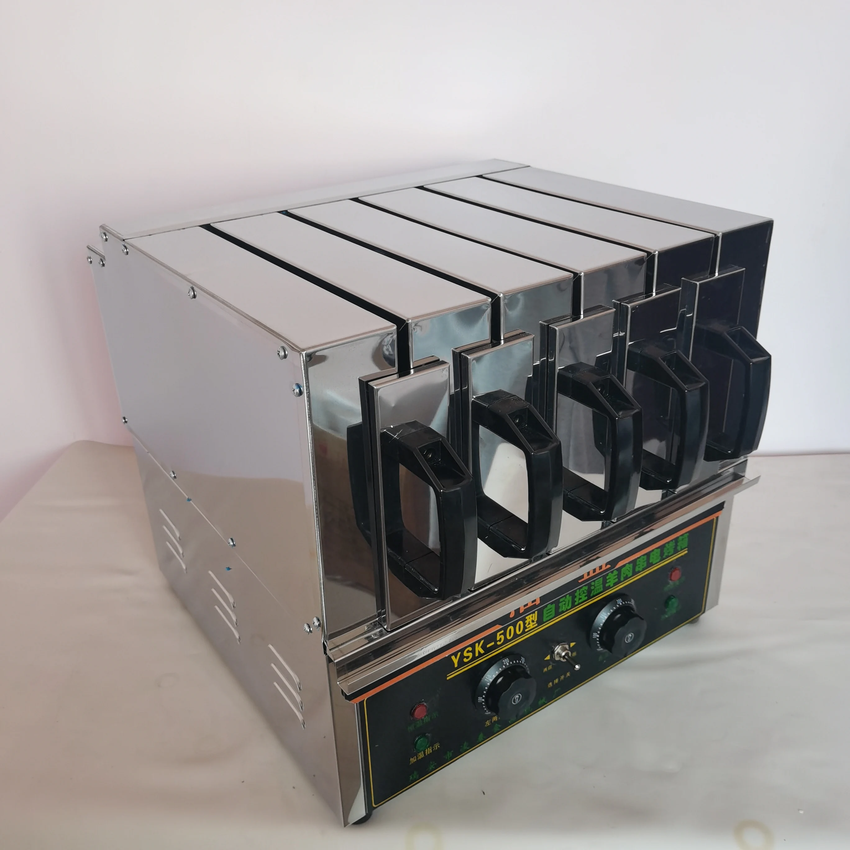 Full Automatic Mutton Shashlik Making Machine Multi Functional Roast Turkey Kebab Making Machine