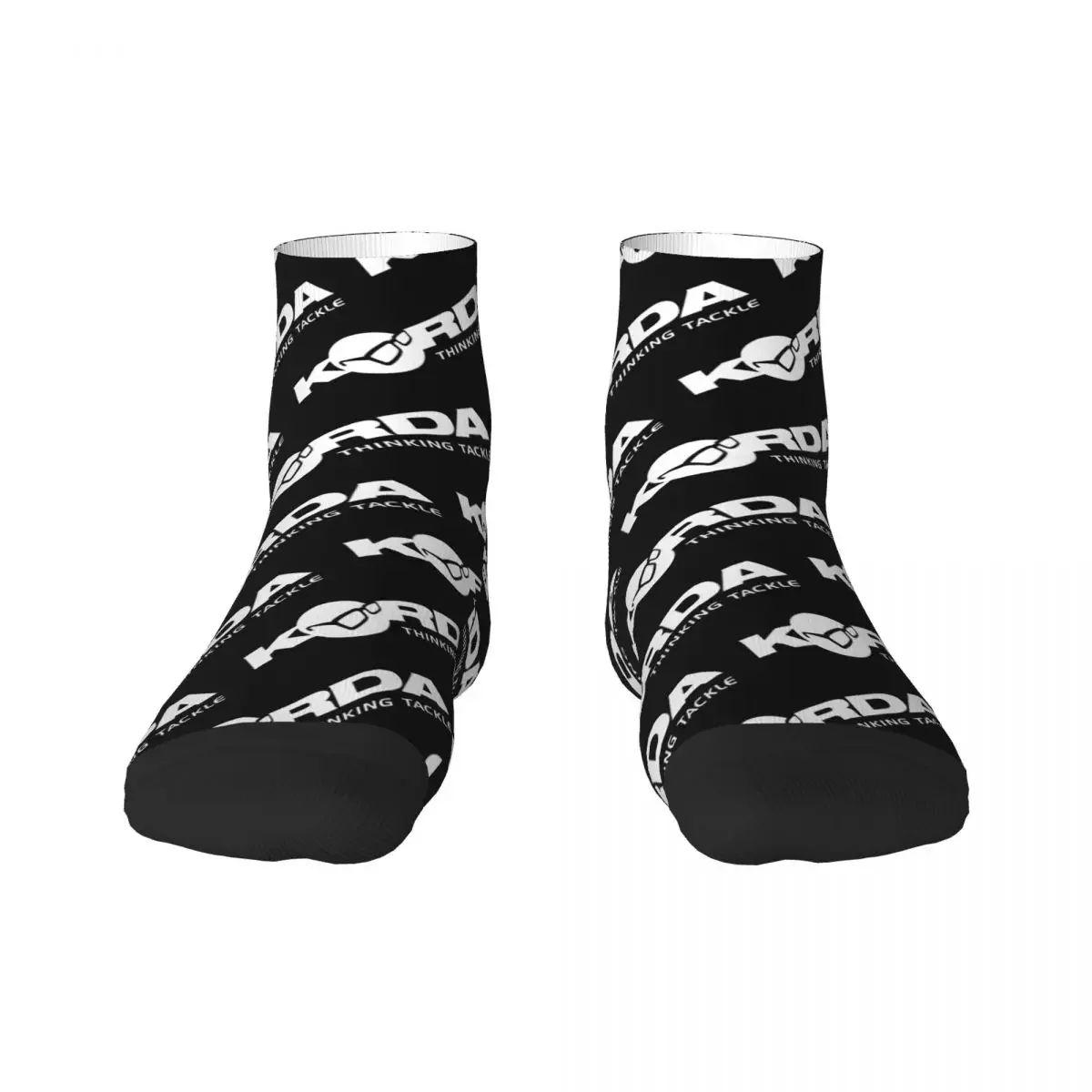 Korda Fishing Logo Men Women Crew Socks Unisex Funny Fish Carp Fisherman Gift Spring Summer Autumn Winter Dress Socks