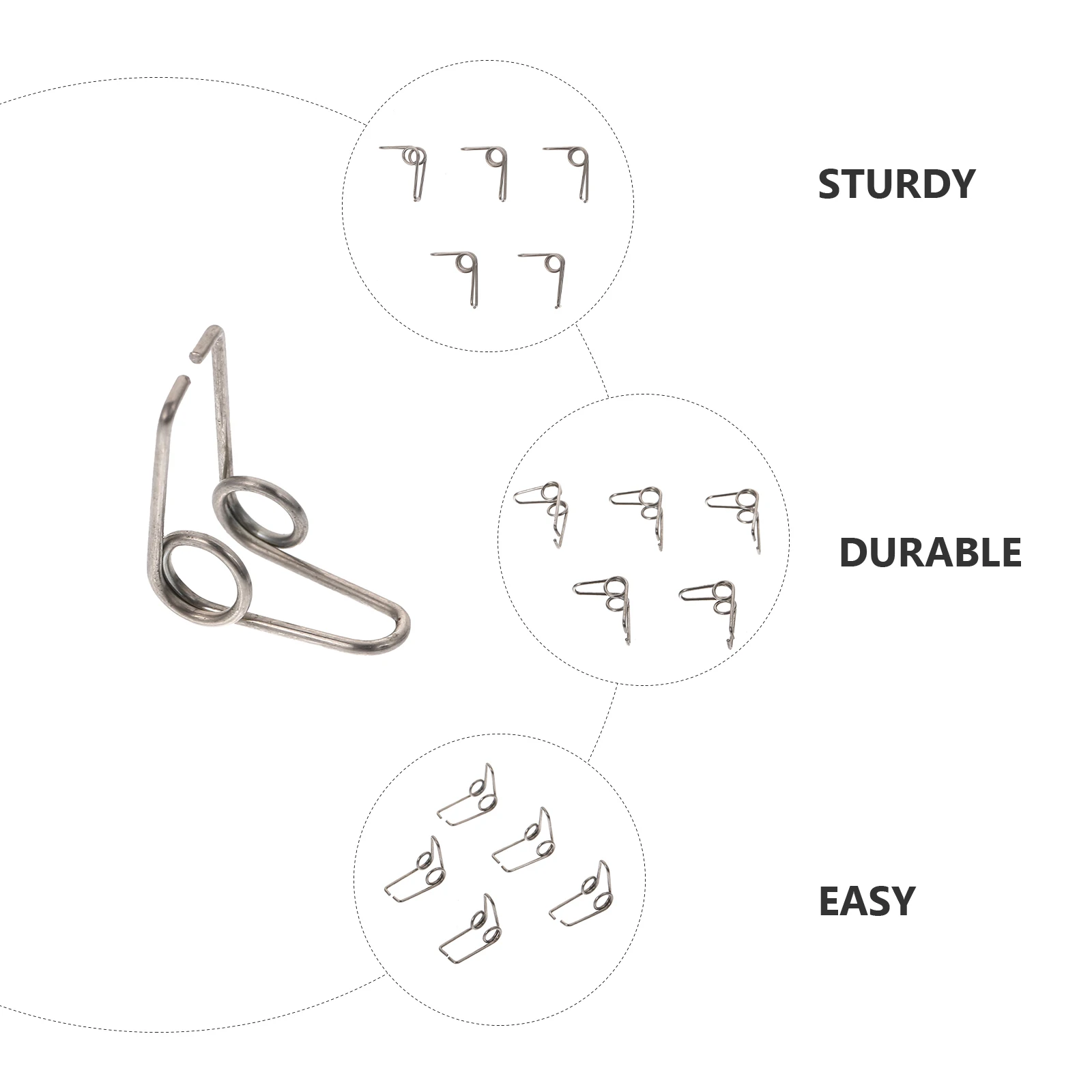 

10pcs Trumpet Watergate Key Springs Replacements High-Quality Iron Durable Suitable For Most Trumpets Drain Clique Accessories