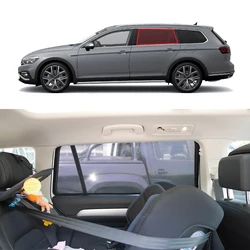 For Volkswagen VW PASSAT B8 Variant 2016-2022 Magnetic Car Sunshade Shield Front Windshield Rear Side Window Sun Shade Curtain
