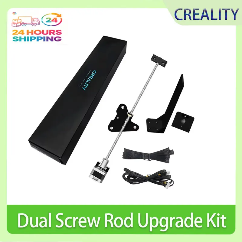 Creality Ender-3 V2 Dual Z Axis Kit Lead Screw Dual Screw Rod with Stepper Motor for Ender 3 / Ender-3 Pro/Ender-3 V2 3D Printer