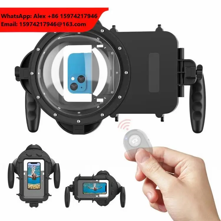 Spherical Dome Port Waterproof Dome Port Underwater Photography Housing For Snorkeling Diving For DJI Camera Accessories