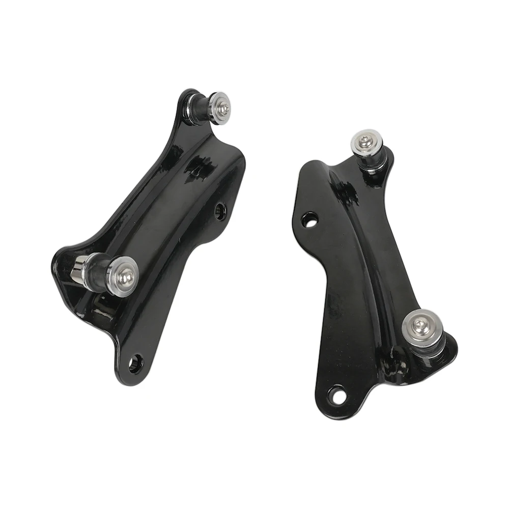 Black/Chrome 4-Point Docking Hardware Kit For Harley Electra Glide, CVO Road Glide ST Street Glide, Road King Touring 2014-2026