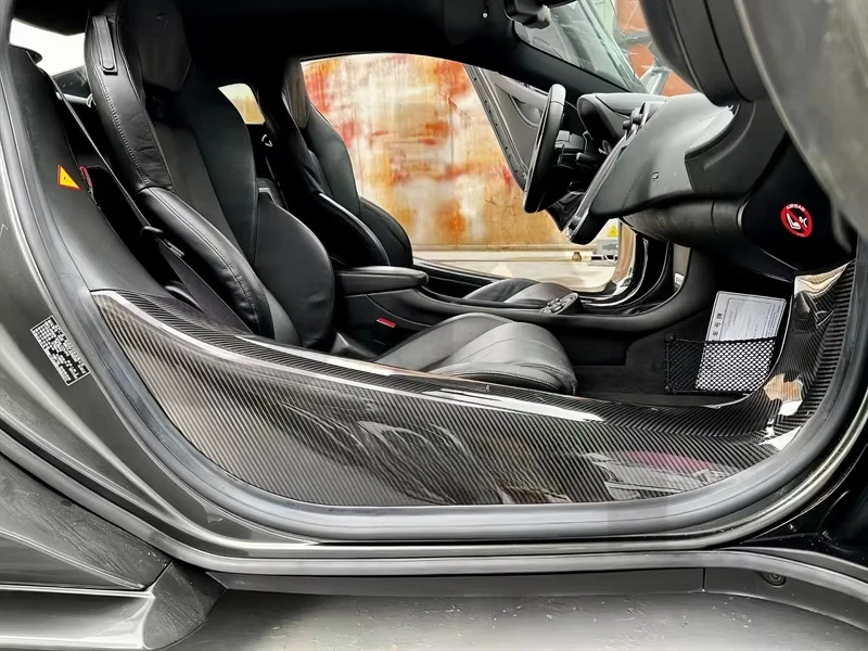 Car 540C 570S 570GT 600LT 650S 720S Dry Carbon Fiber Door Sills Perfect Fitment Side Pedal Exterior Accessories