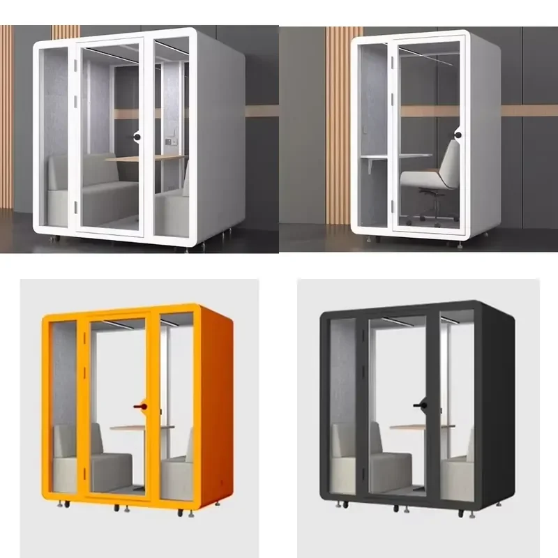 Modern Studio Acoustics Soundproofing Privacy Office Booth for Music Acoustics Studio Meeting Pod Private Space Live Pod