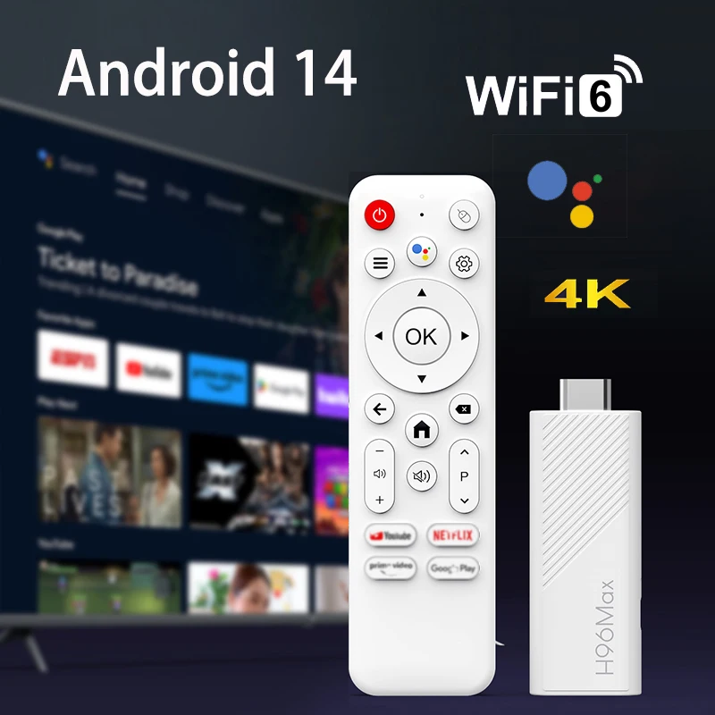 Android TV Stick 4K H96 MAX H313 2GB 16GB