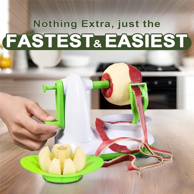 AB11-Uvitatore a manovella, affettatrice Corer - lame in acciaio inossidabile, set completo per una efficiente preparazione della frutta