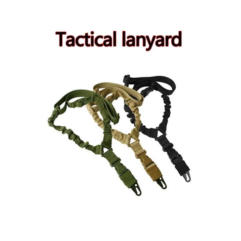 Imbracatura tattica per pistola Tiro militare Cintura elastica regolabile per fucile softair a 3 punti Accessori per escursioni da caccia