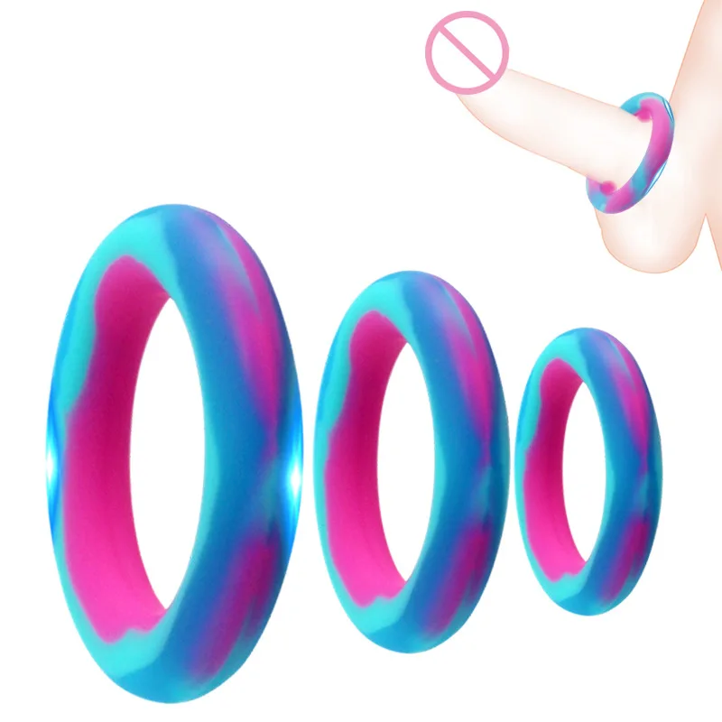 

Cock Ring For Men Delay Ejaculation Penis Enlargement Stronger Erection Soft Silicone High Elasticity Time Lasting Sex Toys