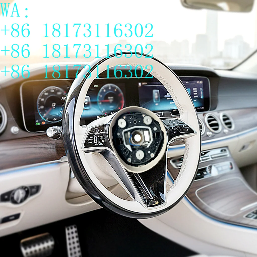 Factory Discounts  Style Wood &  Leather Steering Wheel Upgrade for  C/E/S/G/GLC/GLE/CLA/V-Class W204/W205/W