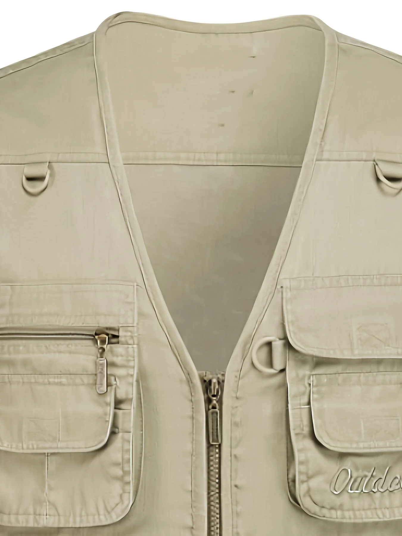 Extragroße Größen 4XL 5XL 6XL Neue Herren-Freizeitweste für den Sommer in großen Größen aus Baumwolle, ärmellos, mit 16+ Taschen, Herren-Multitaschen-Fotoweste – Detail 3