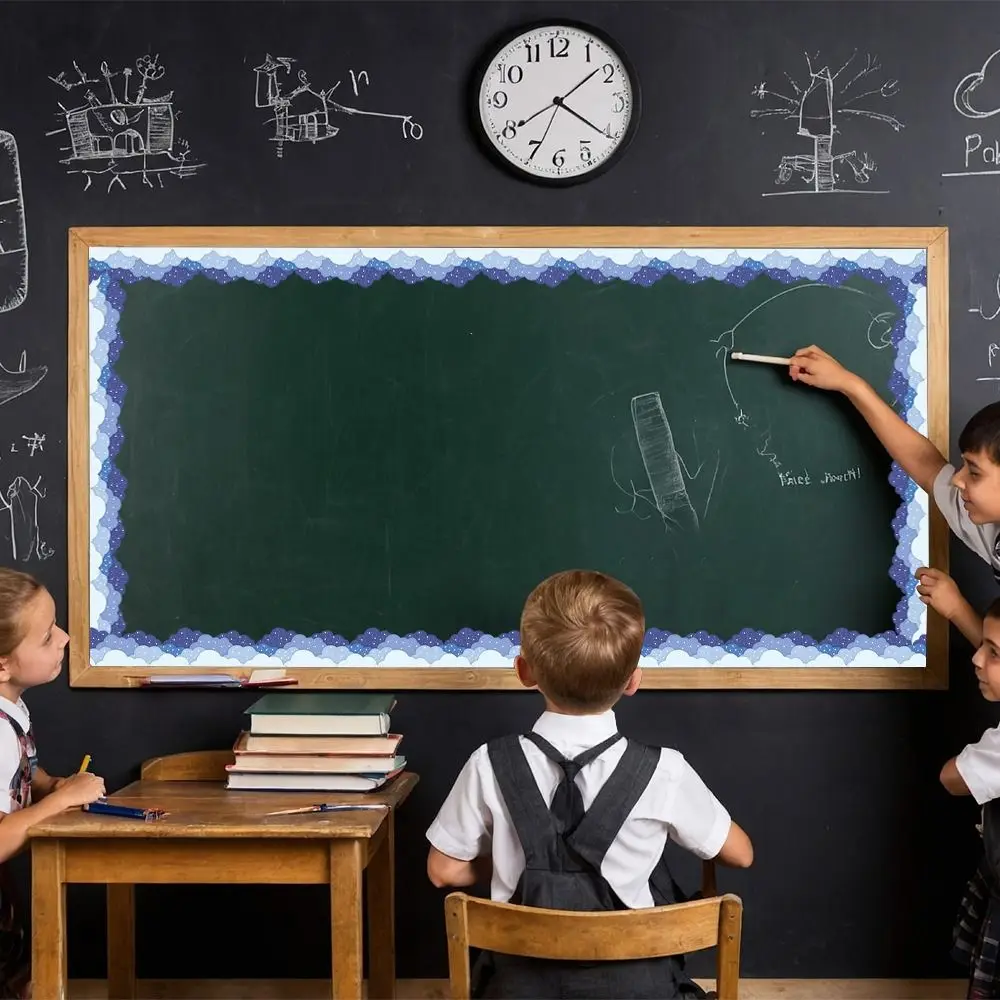 New 10m/Roll Chalkboard Board Border Paper DIY Border Classroom Decors Border Paper Handmade Crafts