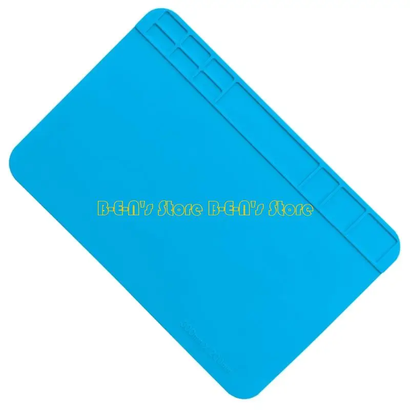 Y1AD Heat Resistant Solder Pad, Antistatic Soldering Silicone Mat Heat Insulation Work Mat for Cellphone, Computer