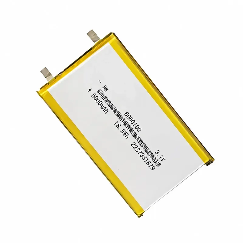 for 6060100 Polymer Lithium Battery 5000mAh 3.7V Long Life Multiple Cycles Electronic Product Battery Wholesale