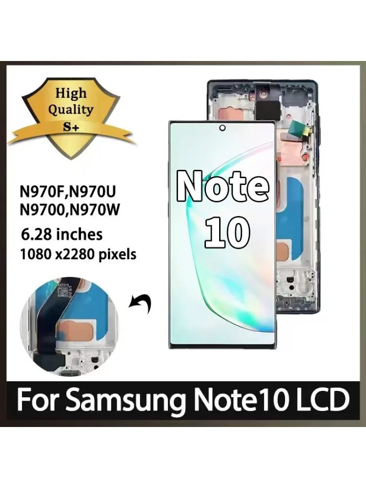 Jakość TFT Nowy wyświetlacz do Samsung Note10 Wyświetlacz z ekranem dotykowym Digitizer do Samsung Note 10 N970 N970F N970FDS N9700 LCD — zdjęcie produktu 7