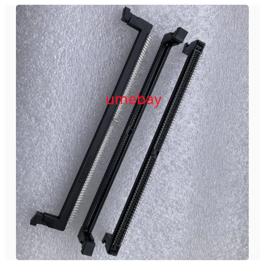 10 pieces, integrated circuit. desktop motherboard DDR4 memory slot holder Foxconn LOTES plug-in connector 288P 1.2V DIP