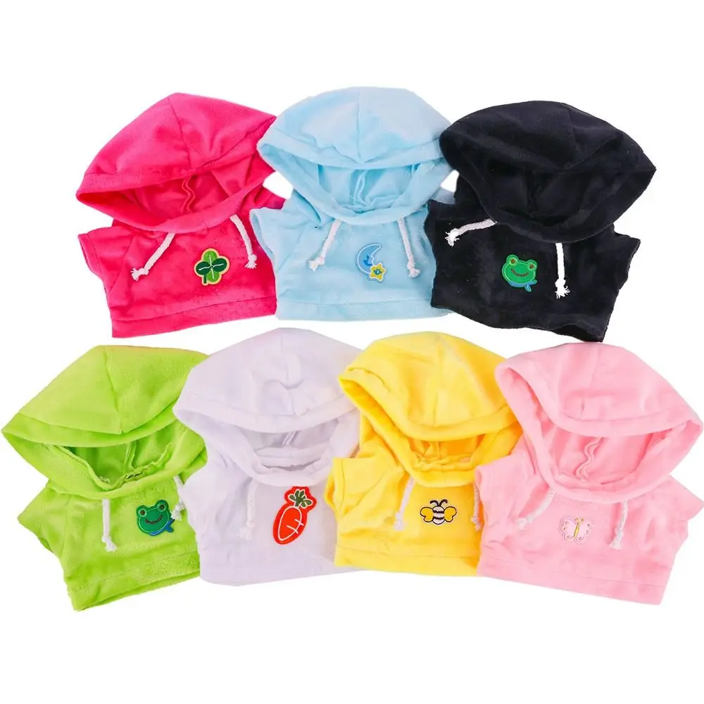 Nieuwe Pluche Poppenaccessoires T-Shirt Pop Cartoon Rompertjes Schattige Hoodies Kleding Pop Trui Mini Online Eend