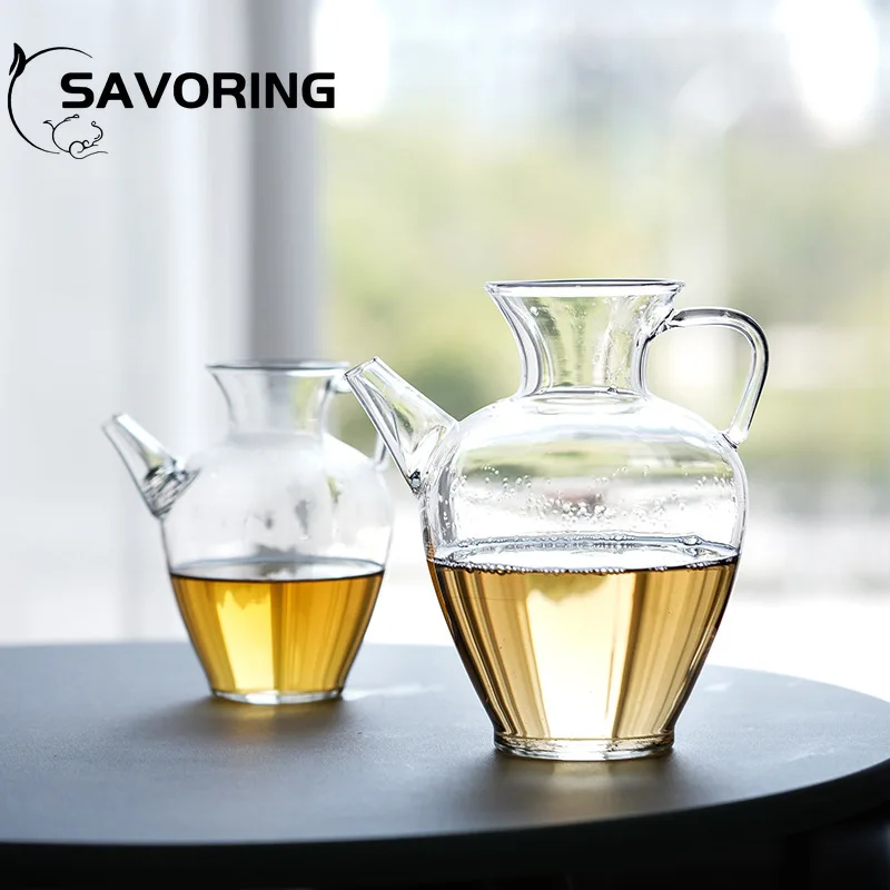 Imitation Song Big Transparent Borosilicate Glass Teapot Heat-Resistant Large Clear Tea Pot Flower Tea Set Puer Kettle Teaware