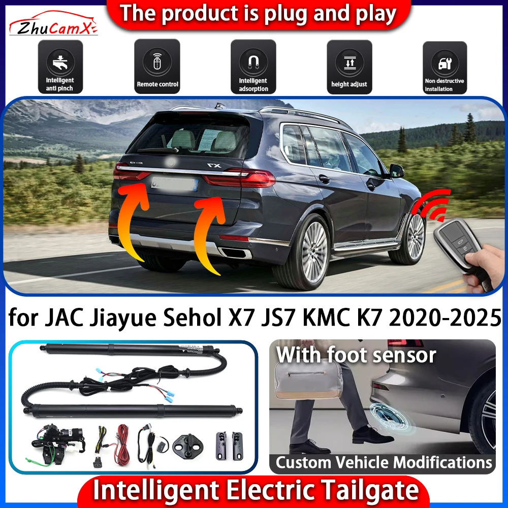 Smart Powered Tailgate System for JAC Jiayue Sehol X7 JS7 KMC K7 2020-2025 Automatic Intelligent Electric Trunk Lift Control Kit