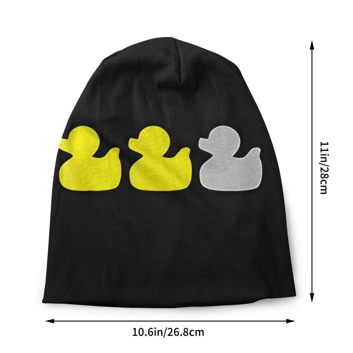 Bonnet Hats Duck Men Women's Gray Funny Minnesota Winter Warm Cap Street Skullies Beanies Caps