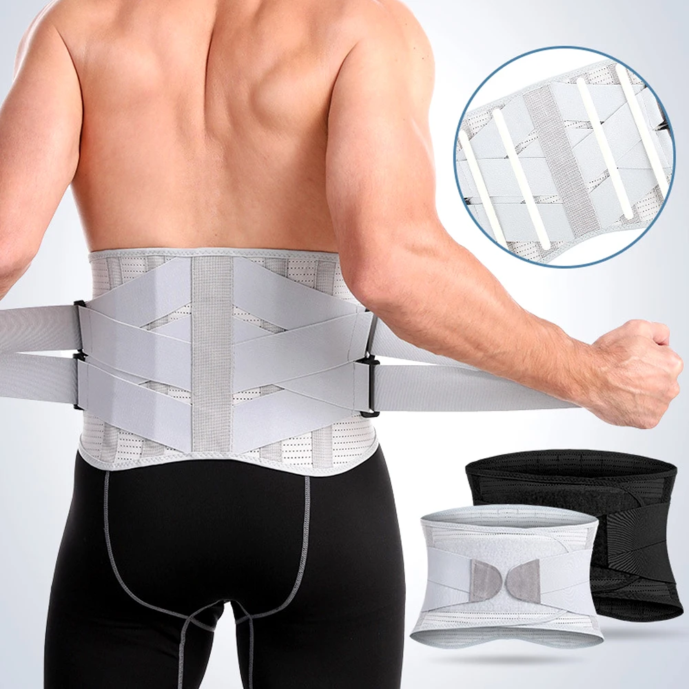 

Sport Orthopedic Corset Back Support Belt Men Women Back Brace Fajas Lumbares Ortopedicas Protection Spine Support Belt Home Gym