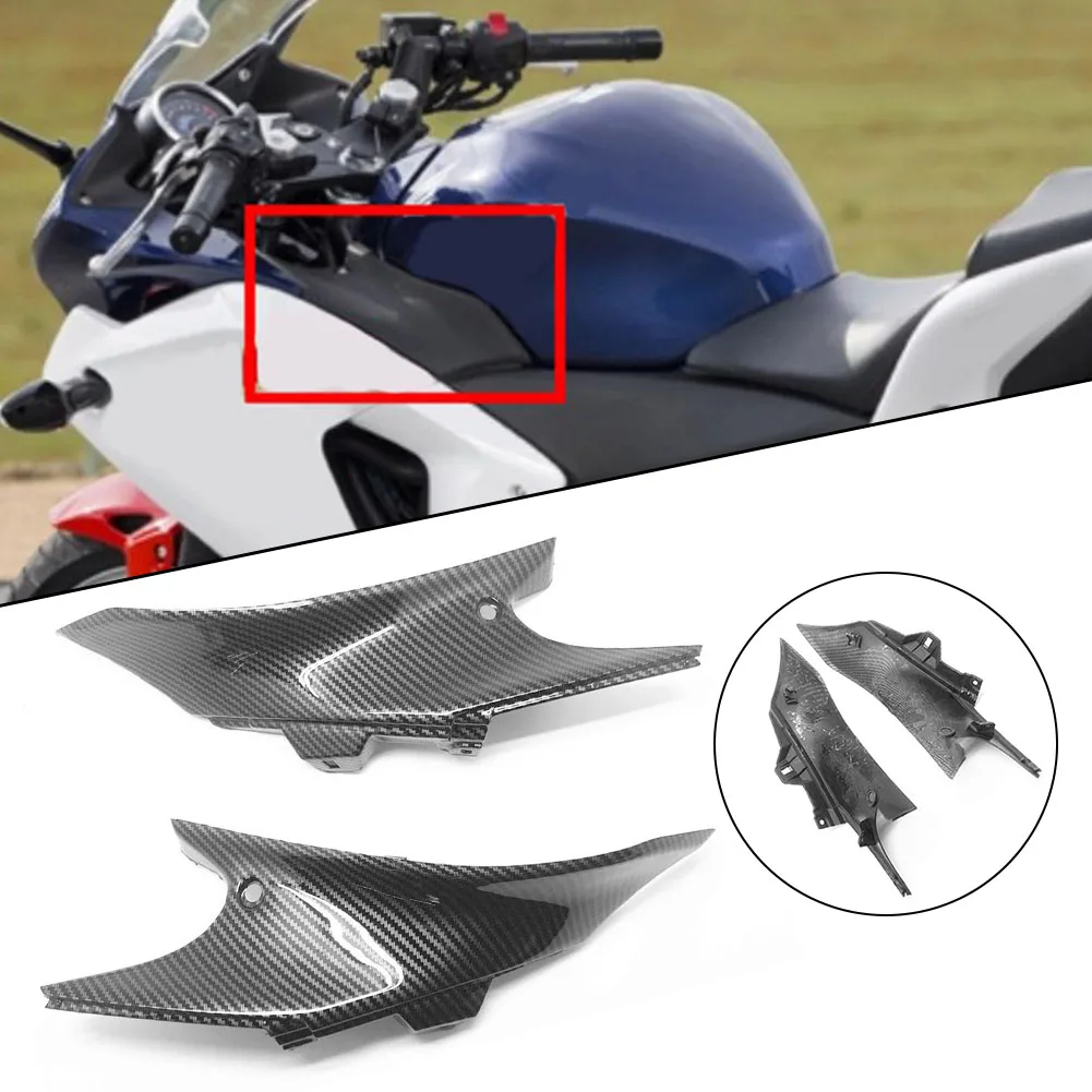 Replace with Carbon Fiber Tank Side Cover Fairing for HONDA CBR 250R 2011 2014 High Quality and Direct Replacement