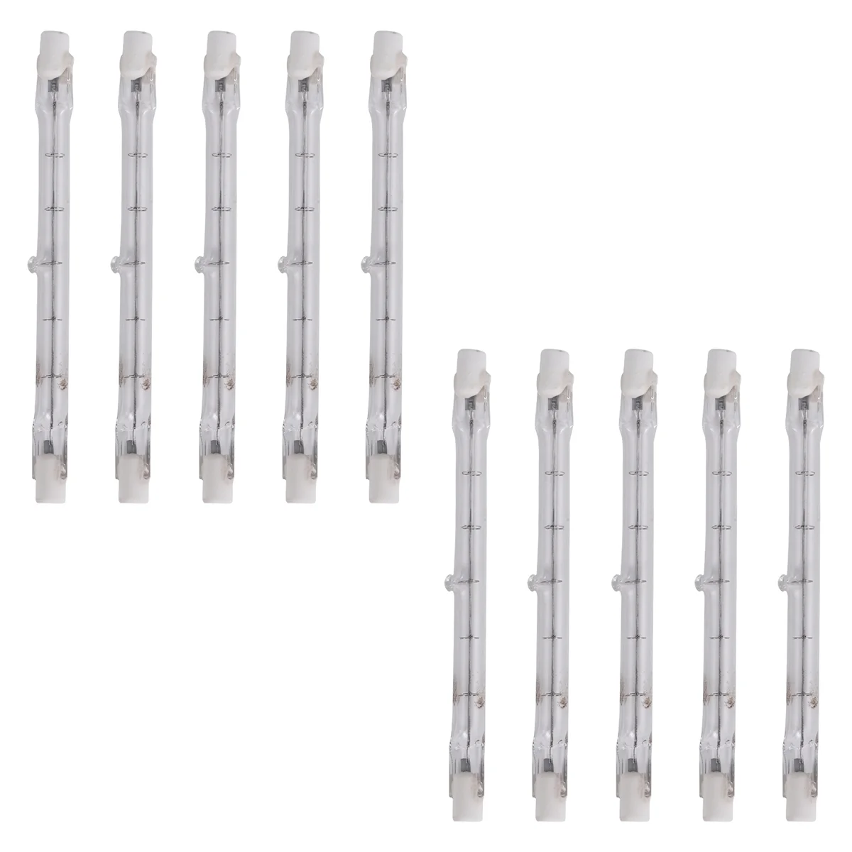 B24A R7S Halogenlampe 118 mm 200 W 230 V Packung mit 10 Halogenstangen R7S Halogenlampe R7S dimmbare Halogenstangenlampe