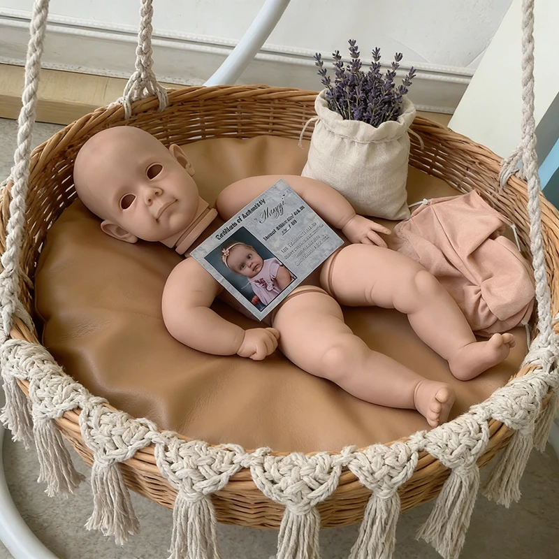 23 Polegada kit boneca reborn maggi edição limitada toque macio cor fresca peças de boneca sem pintura com coa muñecas kit reborn