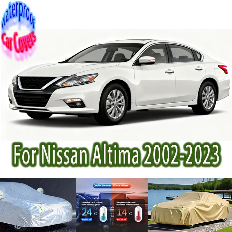

For Nissan Altima 2002-2023 2022 Outdoor Protection Full Car Covers Snow Cover Sunshade Waterproof Dustproof Car accessories
