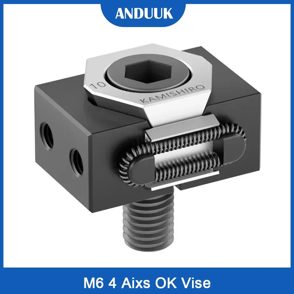 Imagem -02 - Máquina Cnc m6 Cnc Vise Alta Precisão Grampos Workholding ok Vise Aixs