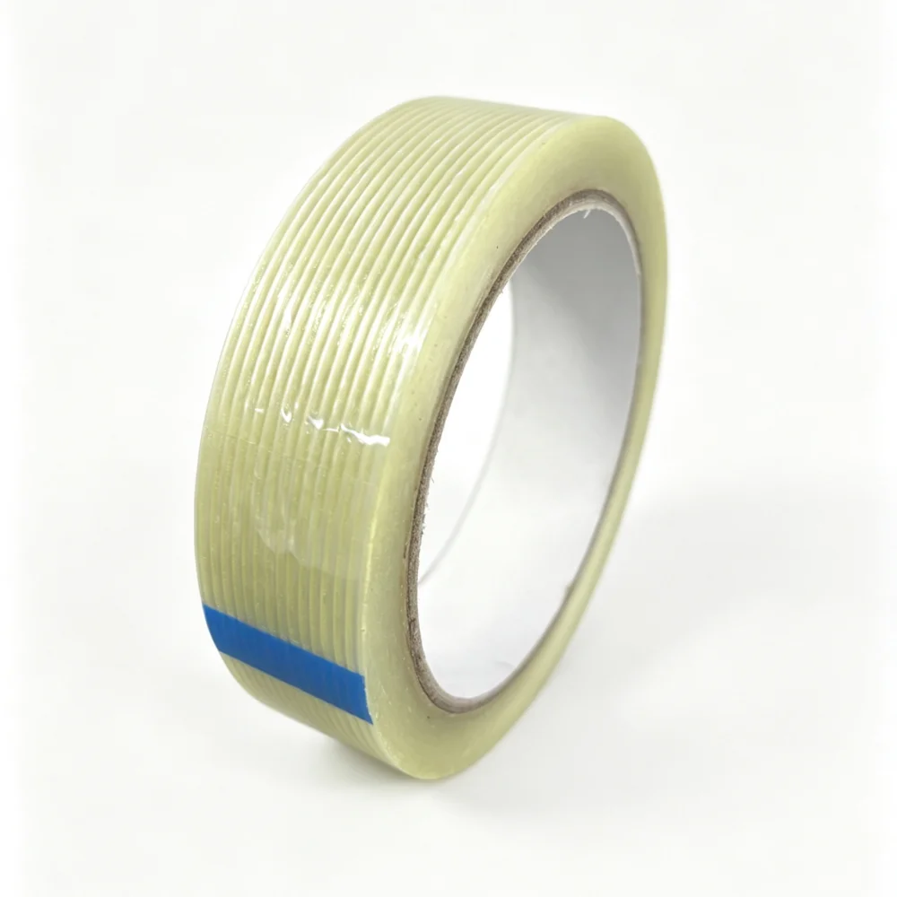 

Single sided fiberglass tape strong striped mesh industrial high viscosity household appliances model airplanes fixed