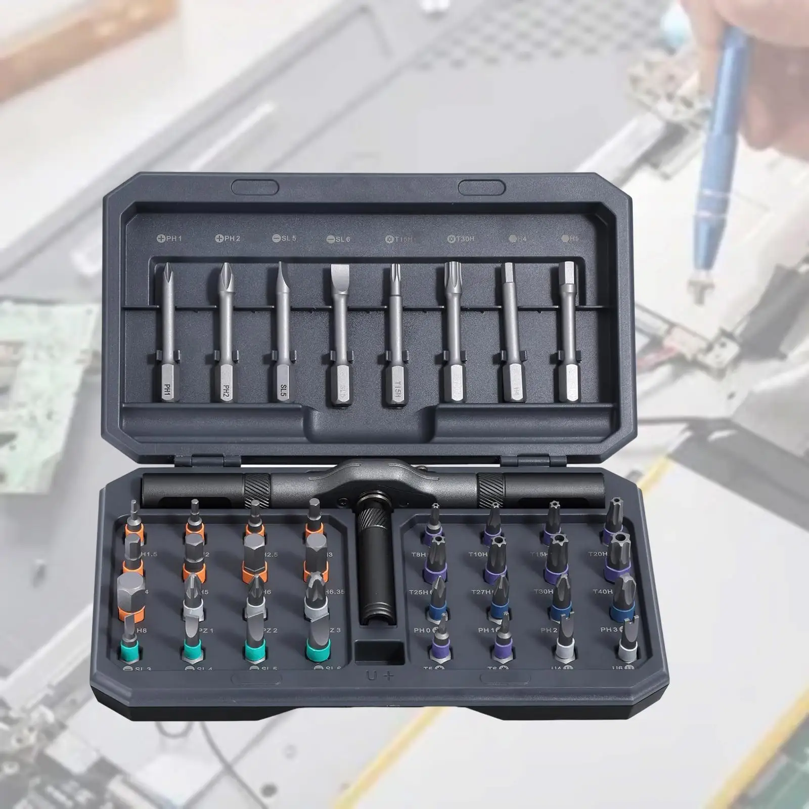 

42 in 1 Ratchet Screwdriver Set DIY Crafts Project Parts Accessories with Carry