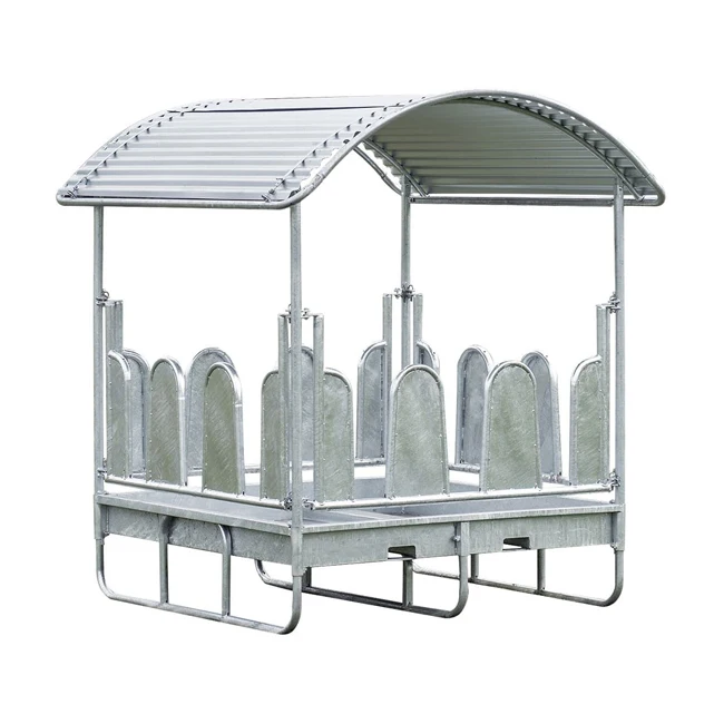 Square Hay Rack Hobby Item   Four-sided Manger for Palisade Feeding Grid RDTF II Double Tombstone hay Rackglobally accessible