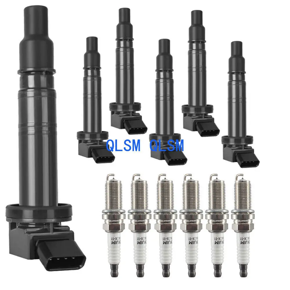 

6 ignition coils + 6 iridium fire plugs for the Toyota Tacoma Tundra 4Runner-