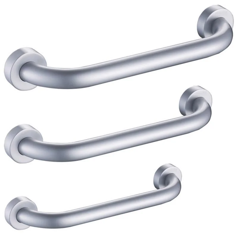Bathtub Grab Bars Bathroom Armrest Handle Old man and Kid Toilet Handrail Disabled Handrail Bar Safety Towel Rack Aluminum