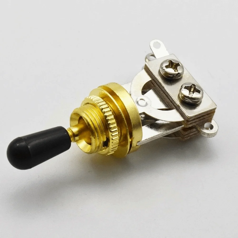 3-Speed Tone Switch Electric Guitar Toggle Switch No Noise Easy Installation Guitar Pickup Switch Stable Contact Open-Type