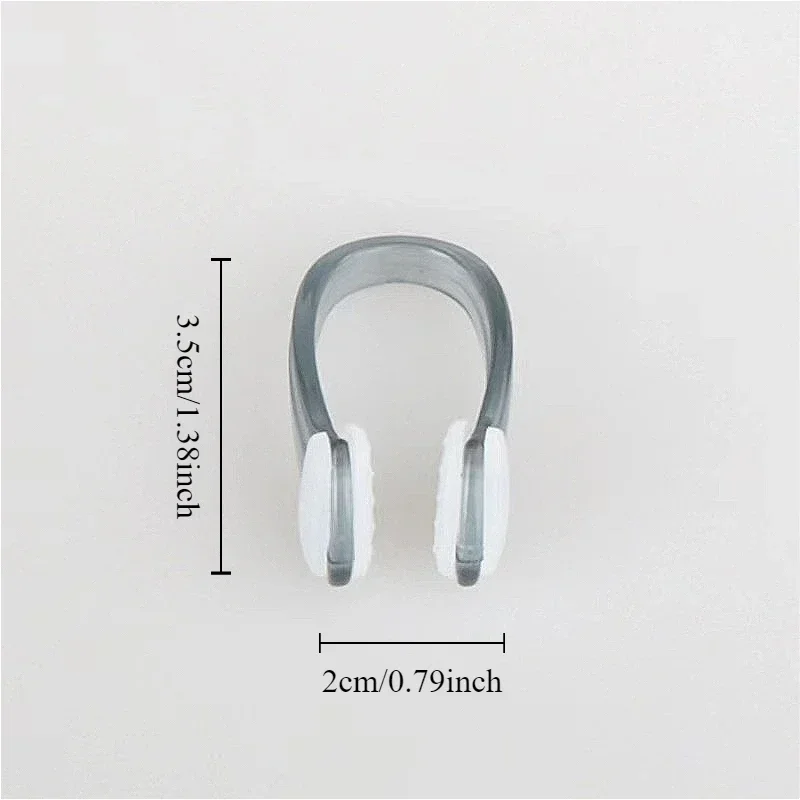 مشبك أنف للسباحة من جزيئات السيليكون مضاد للاختناق للتدريب الاحترافي للبالغين والأطفال مجموعة مشبك أنف لسدادات الأذن للسباحة