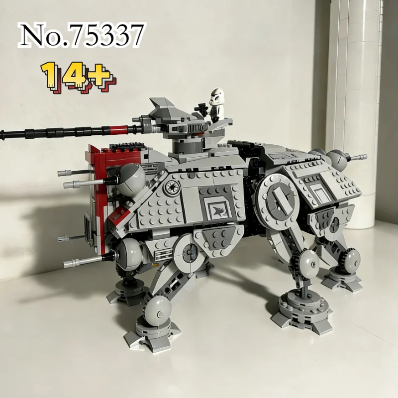 2026-popular-1082pcs-star-interstellar-conflict-all-terrain-tactical-actuator-atte-walker-wars-building-block-model-toy-gift