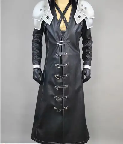 Fantasy VII 7 Sephiroth Deluxe Edition Cosplay Uniform Suit Full Set Men's Halloween Costumes Custom-made Express Shipping