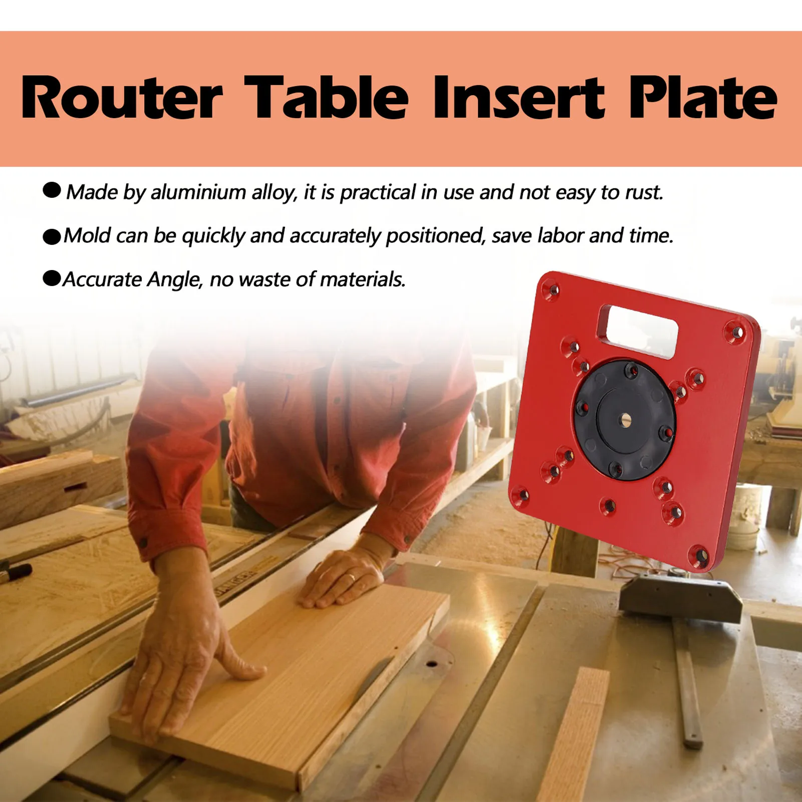 Multifunctional Router Table Insert Plate Woodworking Benches Aluminium Wood Router Trimmer Models Engraving Machine