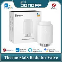 SONOFF TRVZB ZigBee 3.0 Thermostatic Radiator Valve Smart Home Heating Froest Protection Remote Group Control Via EWeLink Alexa