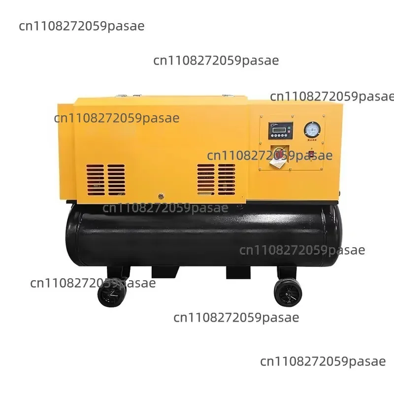 Multi-in-one Four-in-one 7.5KW 10HP Energy-saving Industrial Screw Air Compressor 10Bar Variable Frequency Screw