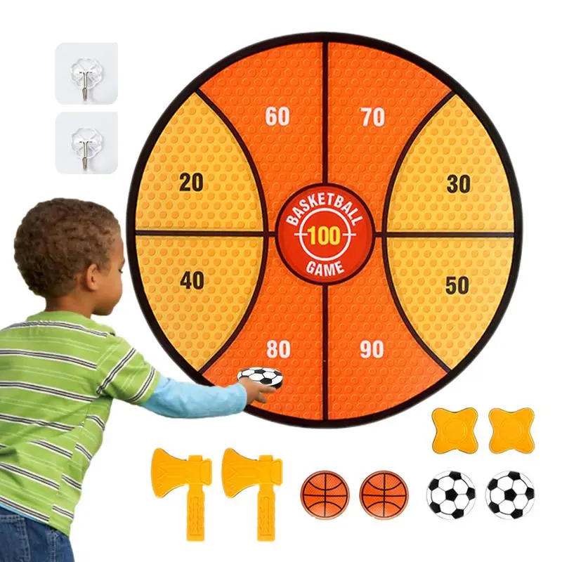 Dart Board Game Set Interactive Dart Board Set For Children Ntertaining Toy Set With Stick Balls For Boys Girls Educational