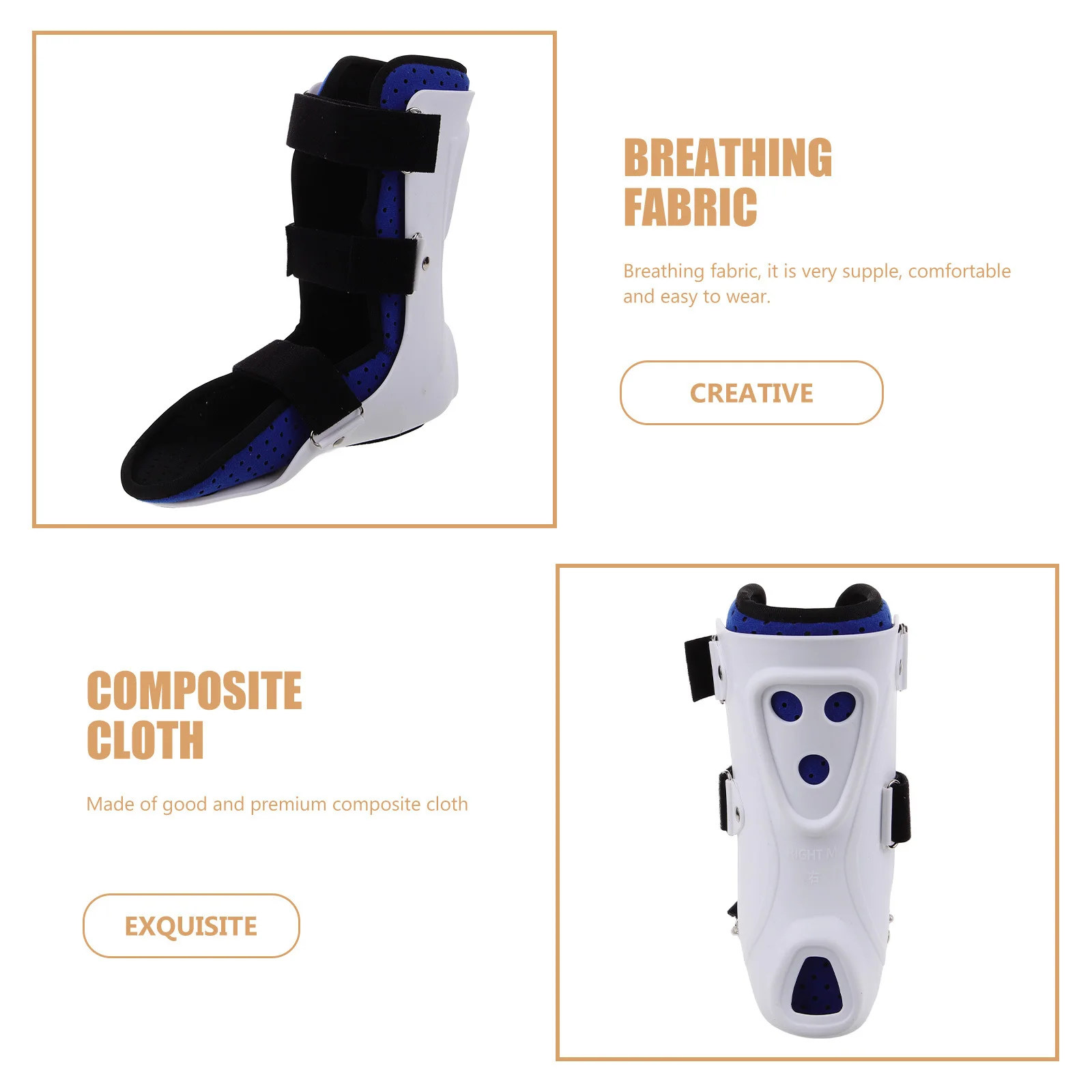 

Регулируемый бандаж для лодыжки, поддержка стопы, дышащая защитная пленка, настраиваемые прогулочные ботинки для усиления суставов для растяжения лодыжки