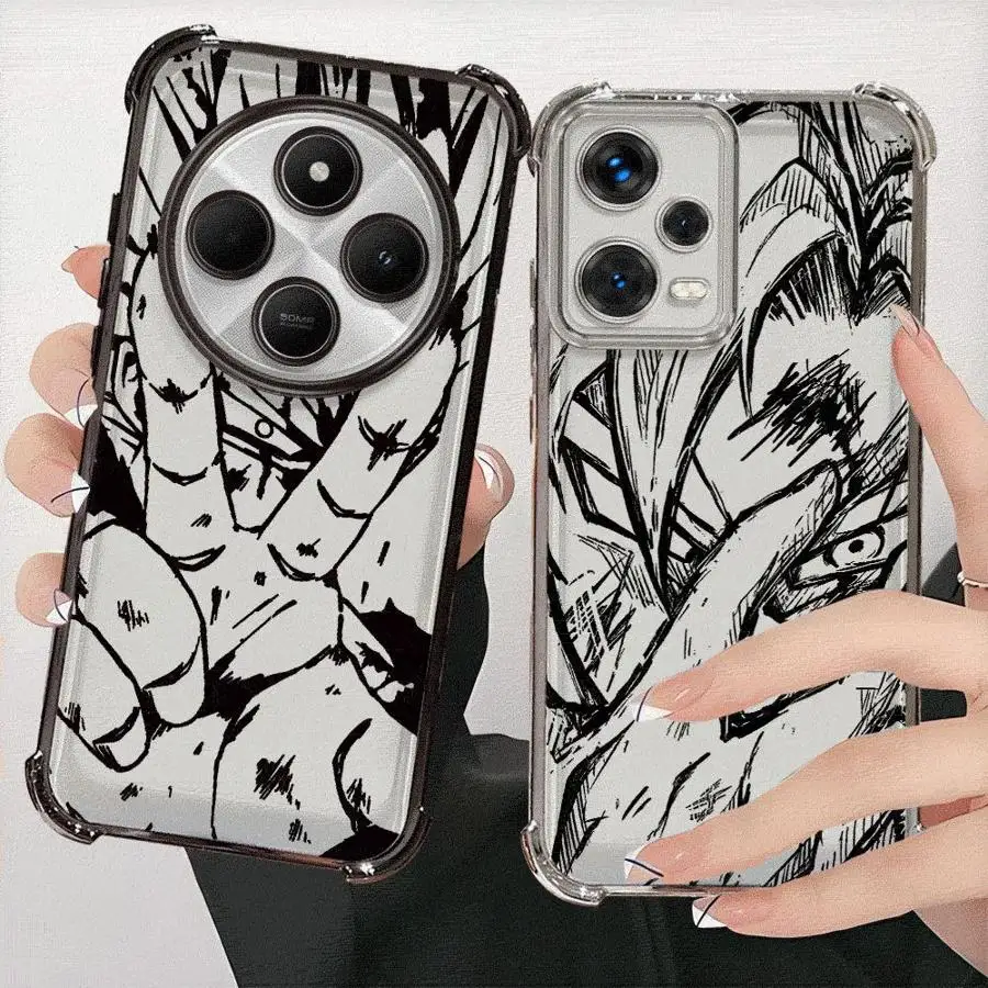 

Case for Xiaomi Redmi A3 14C K80 5G A5 K80 Pro 13C A3X Soft Cover Hot Dragon Ball