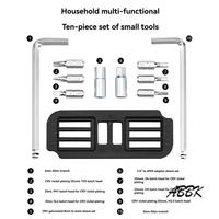 ABBK-10 In 1 Bicycle Repair Kit Multi-Tool Mountain Bike & Road Bike Set Portable Hexagonal Wrench Screwdriver Bit Tools