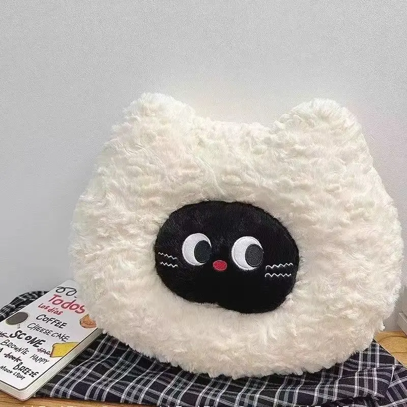 

Creative Cute Cartoon Animal Cat Plush Car Seat Covers Cushion Universal Car Pillow For Womens Auto Interior Decorate Accessorie