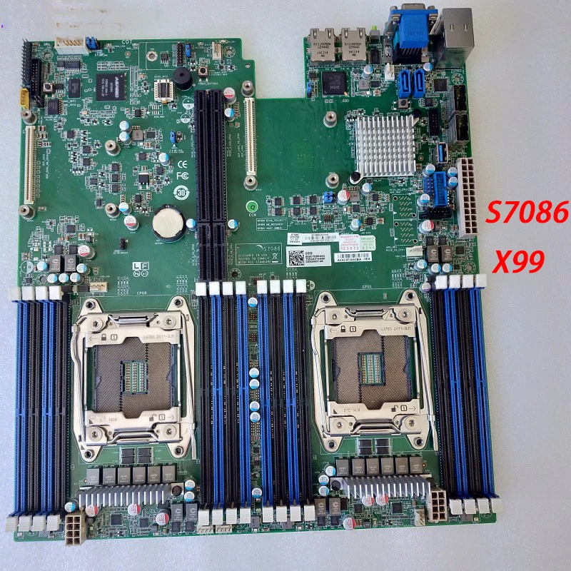 X99 Two-Way Server Motherboard For TYAN S7086 Support E5 26XX High Quality