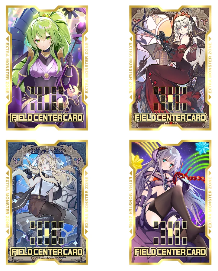 Yu-Gi-Oh! Cards Game Field Center Card Yugioh Figures Icejade Aegirine Rahn Marincess Purrely Superheavy Samurai Acrylic Toy