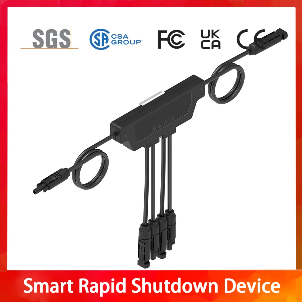 Smart Rapid Shutdown Device Automatic Panel rapid shutdown device apid shutdown Mobile APP monitoring